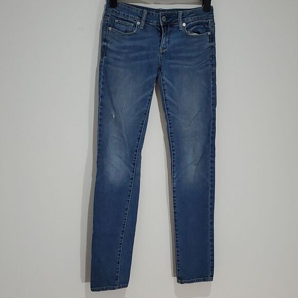 Ae Stretch 29x34 Size 2 Skinny Jeans - Picture 1 of 8